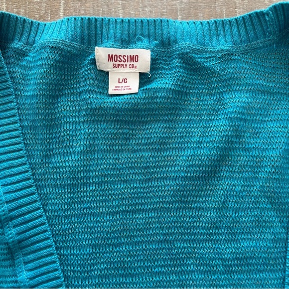 Teal Button-Up Cardigan - Picture 2 of 3